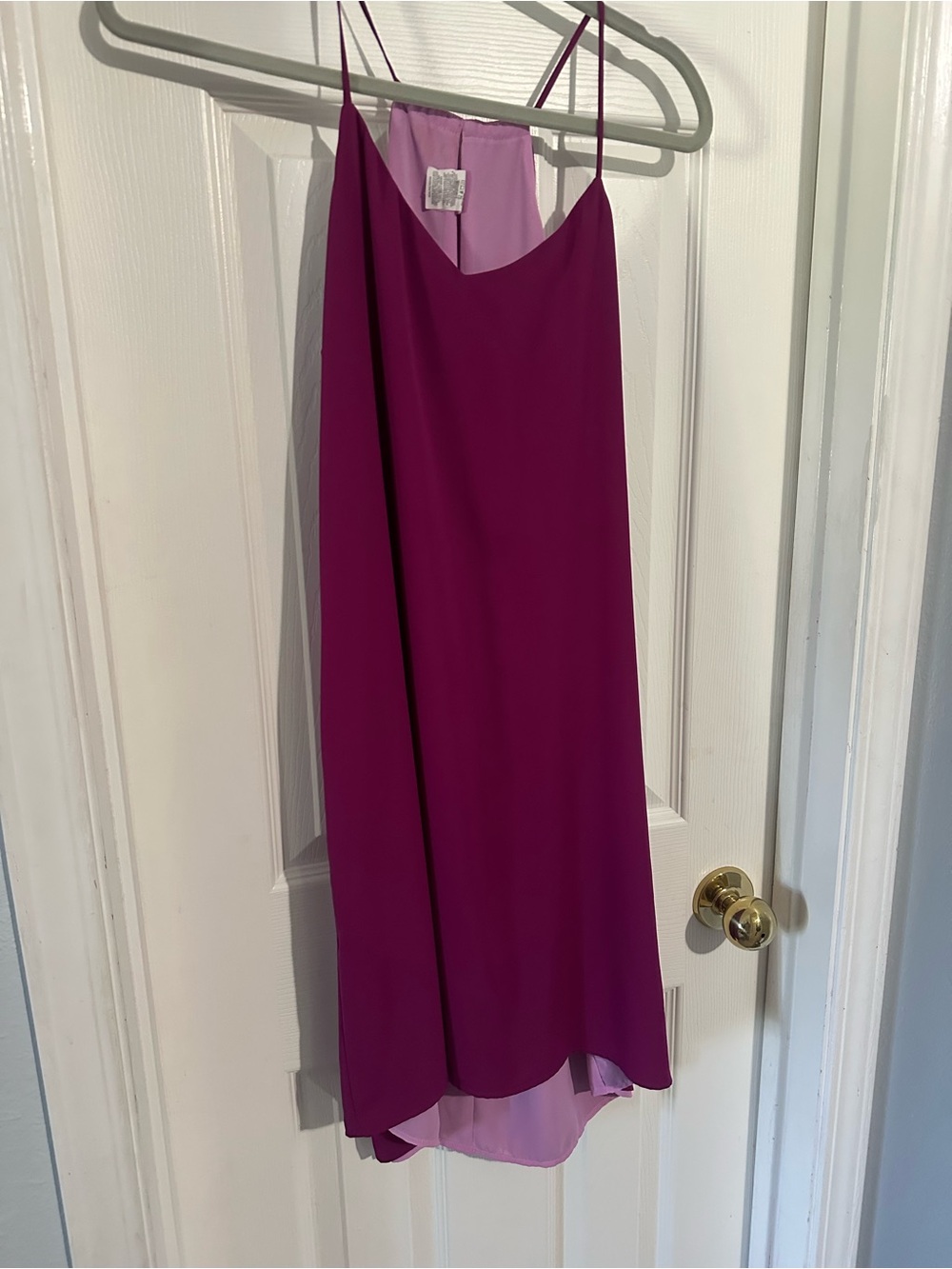 Express Fuchsia Slip Mini Dress